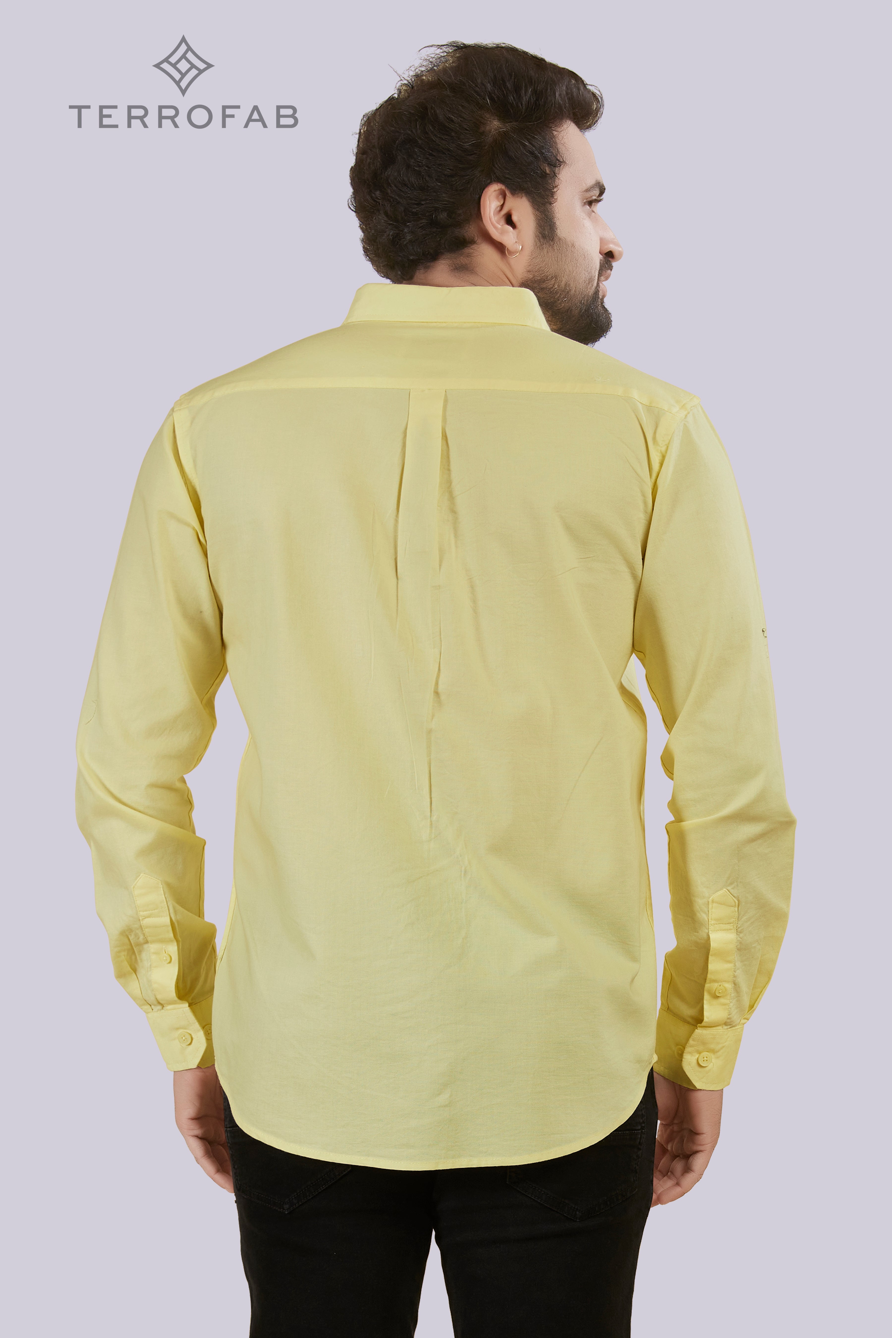 Men’s Sunshine Yellow Fil-à-Fil Oxford Shirt
