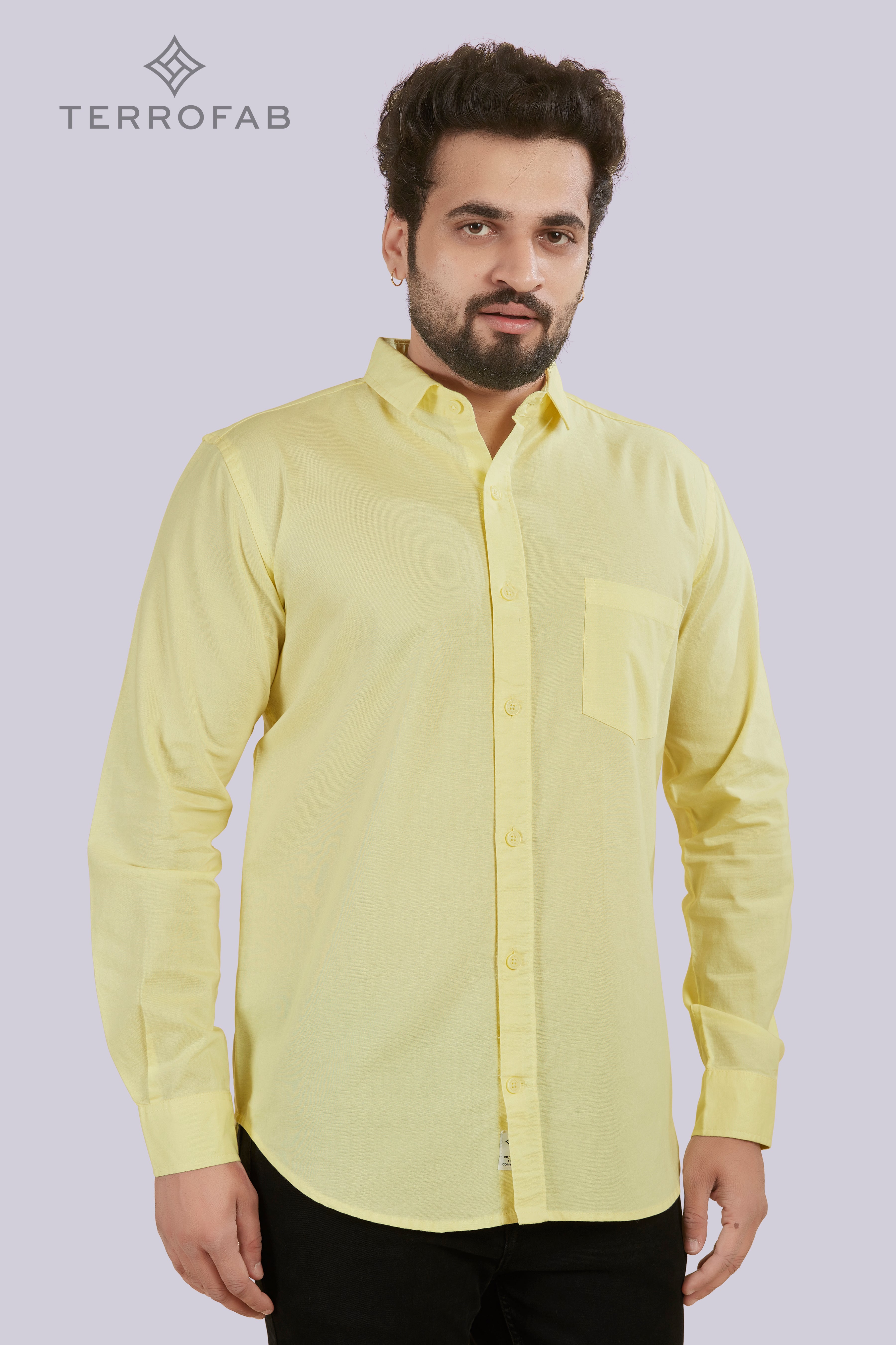 Men’s Sunshine Yellow Fil-à-Fil Oxford Shirt